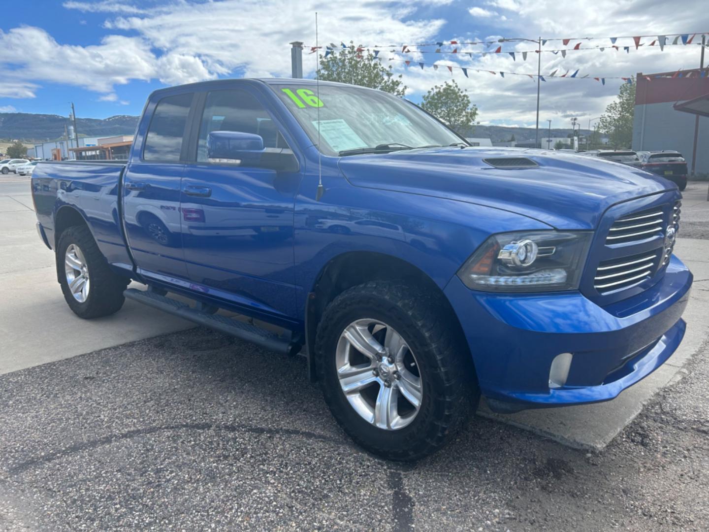 2016 BLUE /BLACK RAM 1500 SPORT (1C6RR7HT3GS) with an 5.7L engine, Automatic transmission, located at 3030 CY Ave, Casper, WY, 82604, (307) 265-3830, 42.827816, -106.357483 - Photo#3